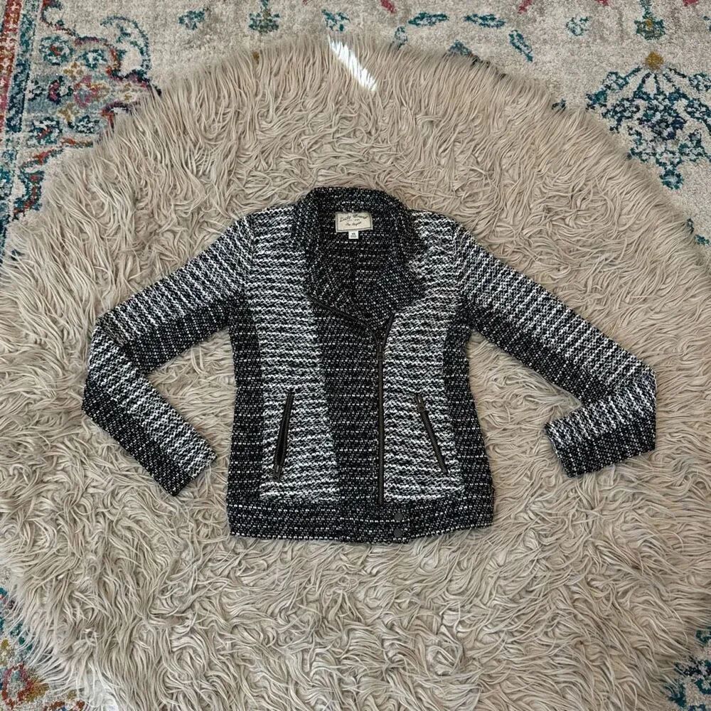 Lucky Brand Woven zip up Jacket XS